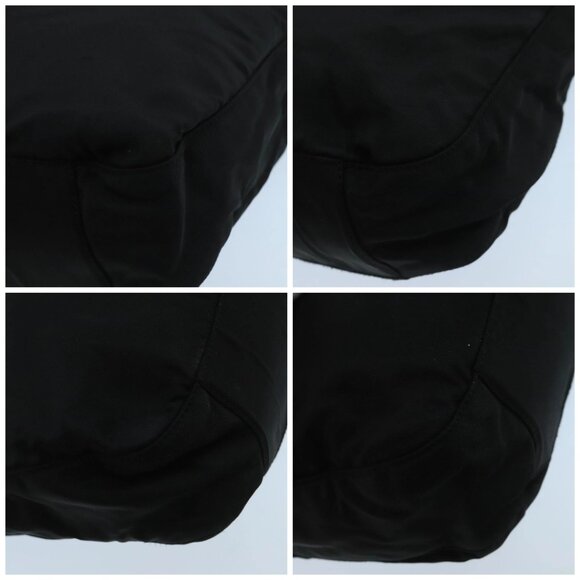 Christian Dior Maris Pearl Hand Bag Leather Black Silver Auth bs20633 - Picture 14 of 16